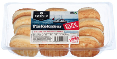 Fiskekaker uten melk Rørvik 600g