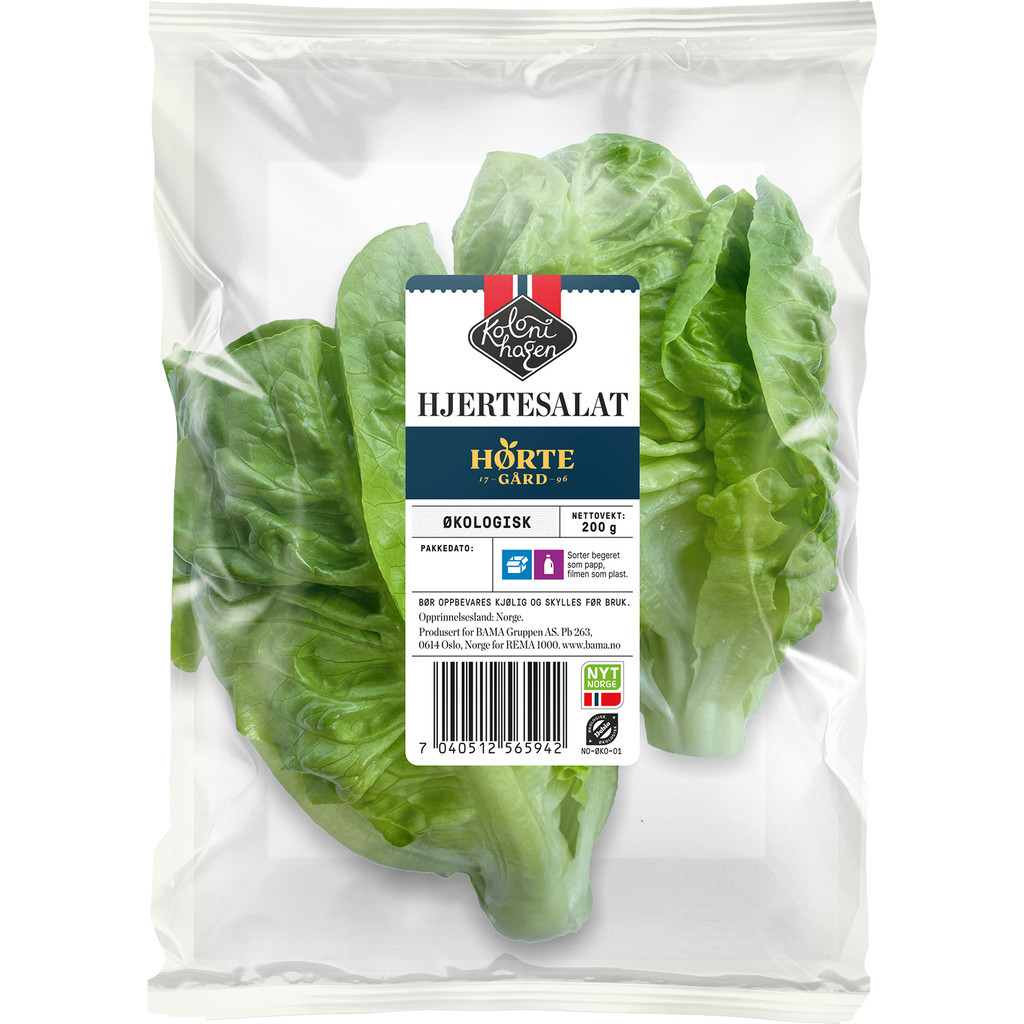 Hjertesalat Økologisk 200g Kolonihagen
