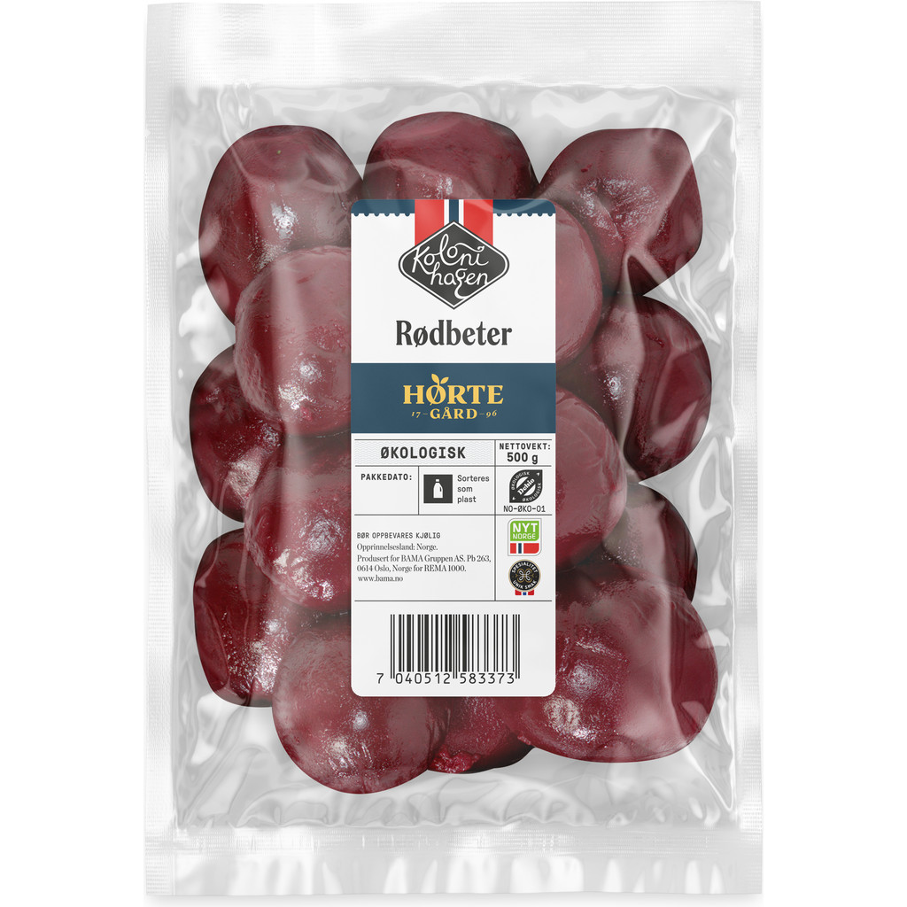 Rødbeter Økologisk 500g Kolonihagen