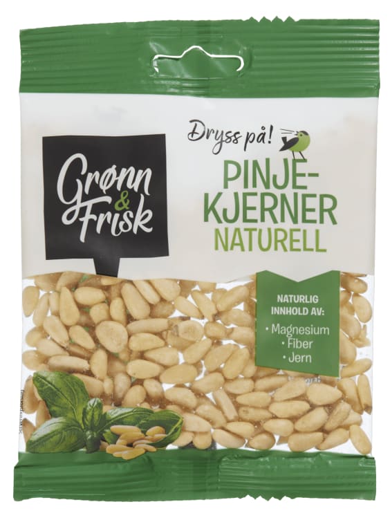 Pinjekjerner Naturell 35g Grønn&Frisk