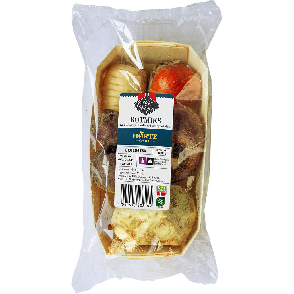 Rotmiks Økologisk 800g Kolonihagen