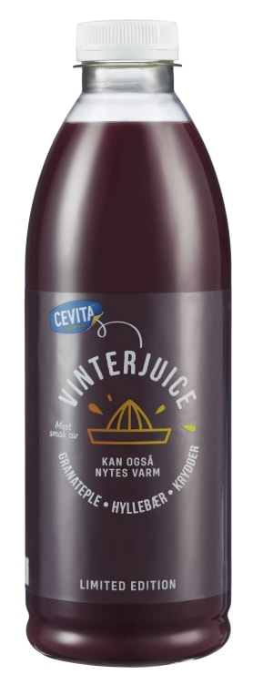Vinterjuice Rød Eple,Drue&Granateple 1l Cevita