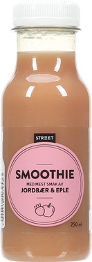 Street Smoothie Jordbær & Eple 0,25l