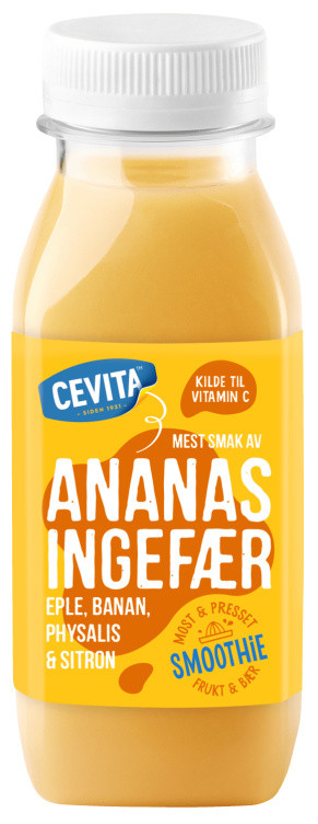 Smoothie Ananas&Ingefær 250ml Cevita