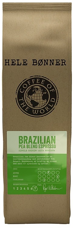 Brazilian Peaberry Espresso hel 700g Cotw