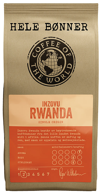 Inzovu Rwanda Hele Bønner 340g Cotw