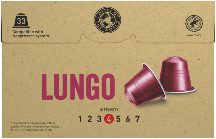 Cotw Lungo Kapsel 33stk