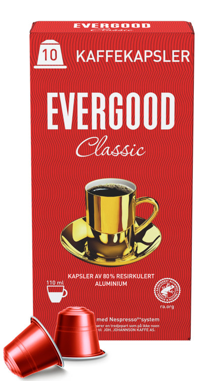 Evergood Classic Kaffekapsel 10stk