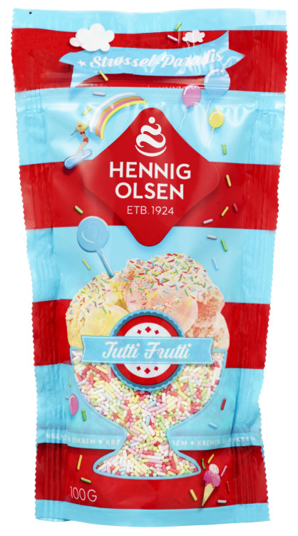 Strøssel Tutti Frutti 100g Hennig-Olsen