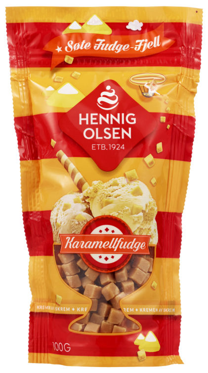 Strøssel Karamelfudge 100g Hennig-Olsen