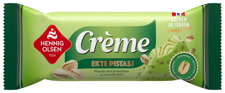 Creme Pistasj Fløteis 110ml Hennig-Olsen