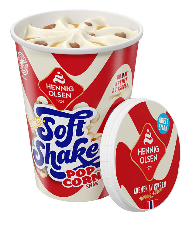 Soft Shake Popcorn 210ml Hennig-Olsen