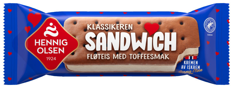 Sandwich Toffee 110ml Hennig-Olsen