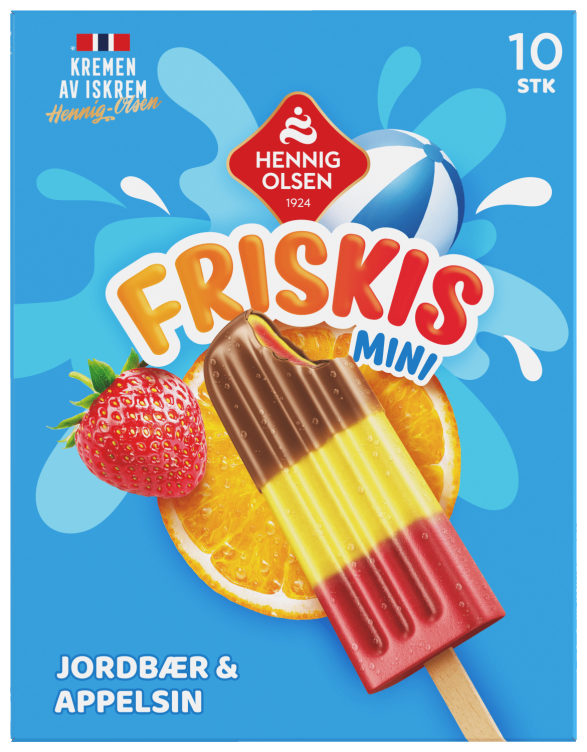 Friskis Jordbær&App.10stk Hennig-Olsen