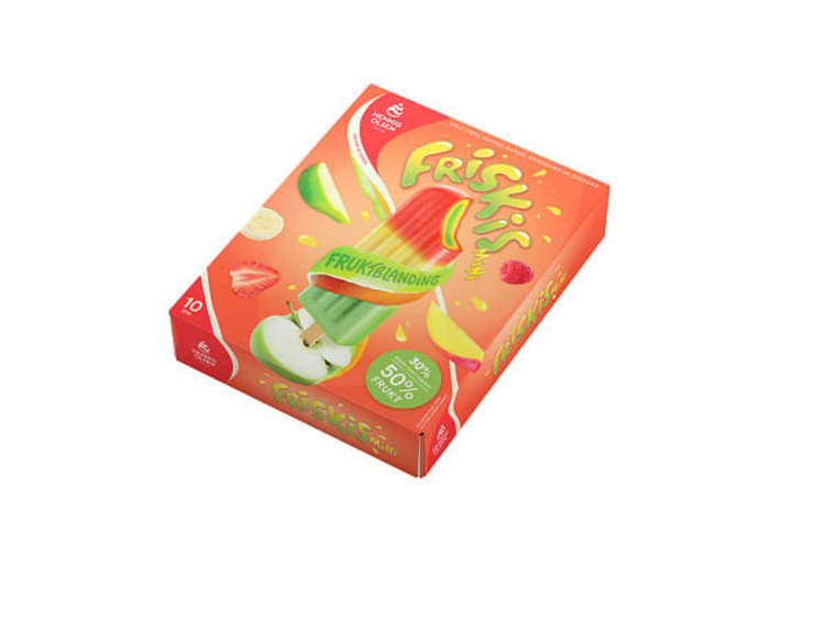 Friskis 50% Frukt Multipack 10stk Hennig Olsen