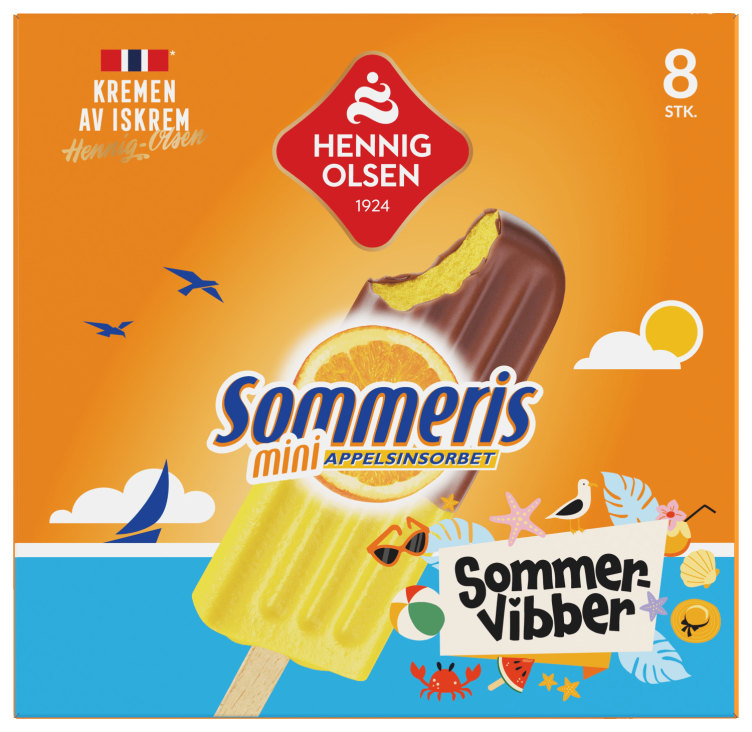 Sommeris 8stk Hennig-Olsen