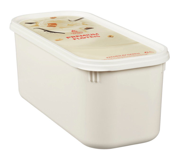 Fløteis Jordbær 4,6l Hennig Olsen