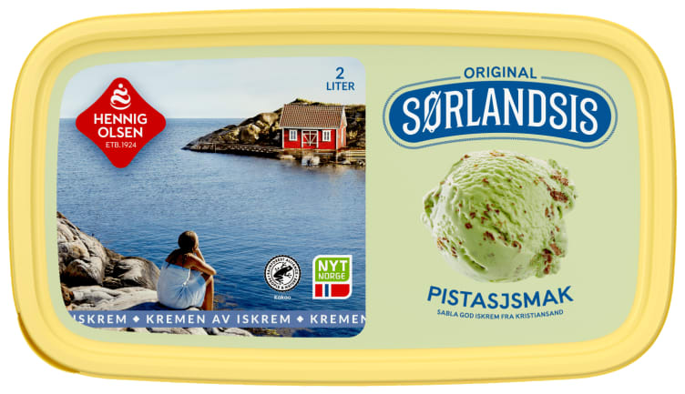 Sørlandsis Pistasj 2l Hennig-Olsen