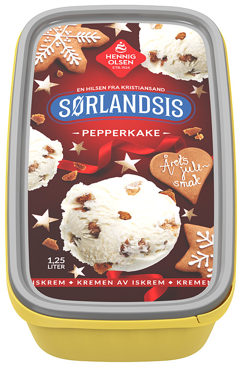 Sørlandsis Pepperkake 1,25l Hennig Olsen