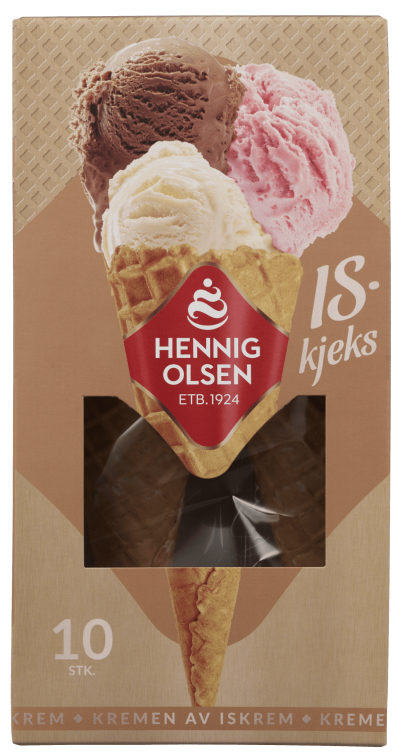 Iskjeks 10stk Hennig-Olsen
