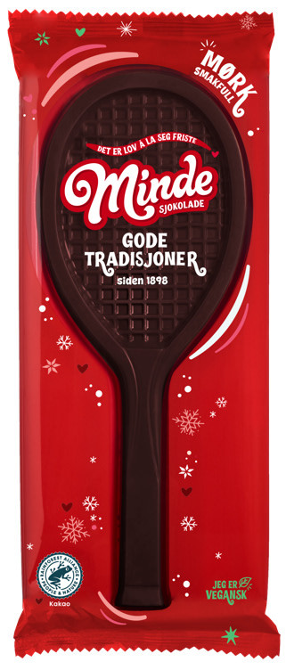Tennis Sjokolade Mørk 120g Minde