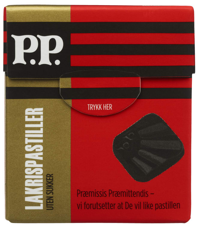 Pp Lakrispastiller Sukkerfrie 24g Brynild