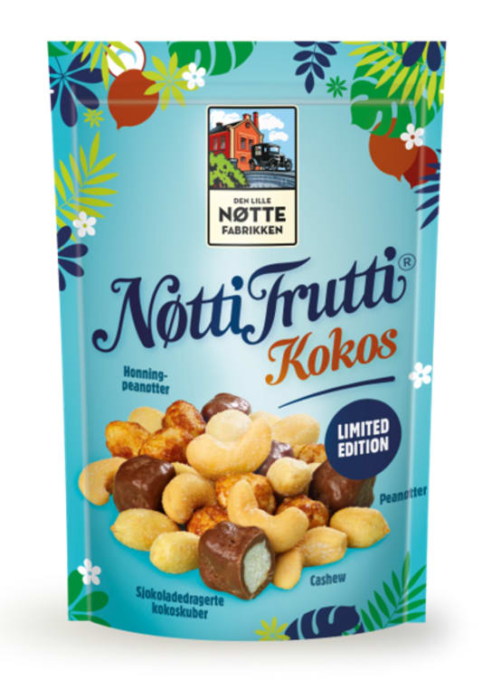 Nøtti Frutti Kokos Nøttemiks 155g Dln