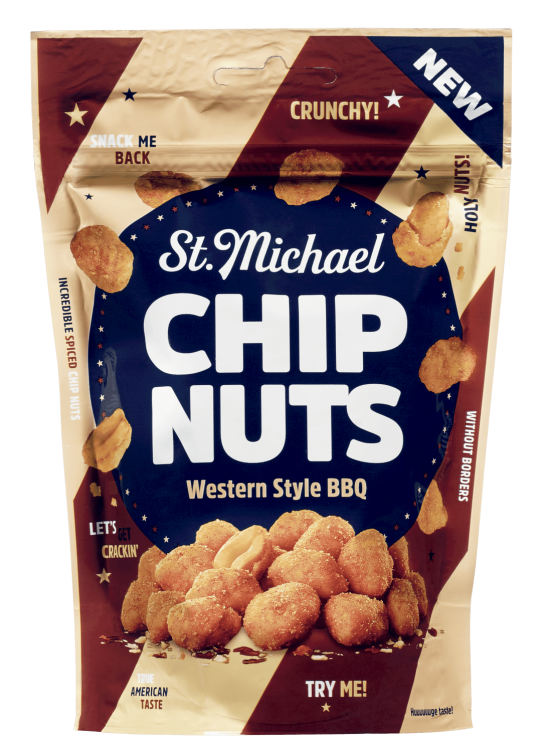 Chip Nuts Barbeque 110g St.Micahel