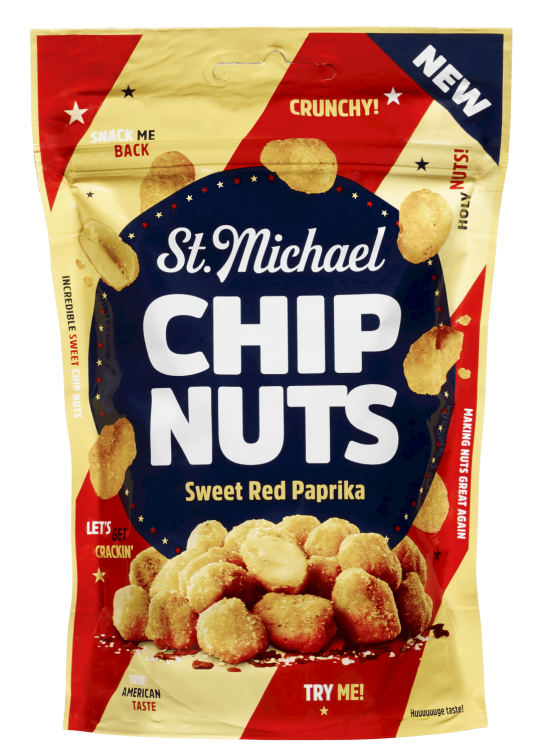 Chip Nuts Paprika 110g St.Michael