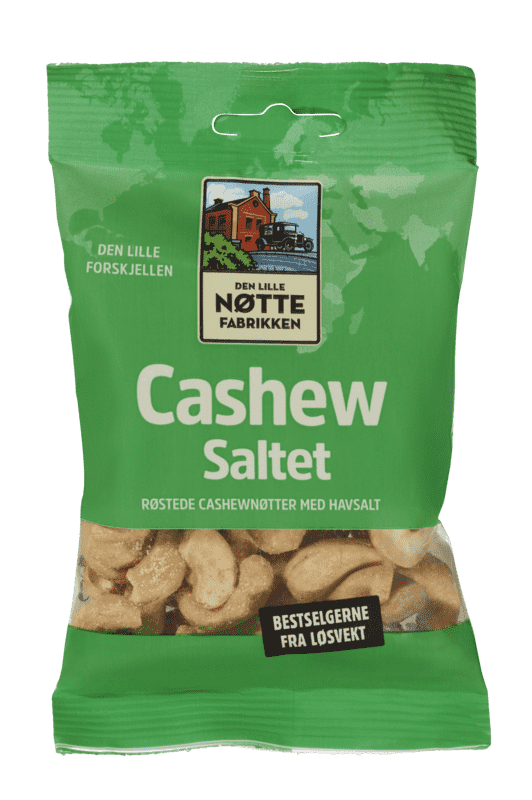 Den Lille Nøttefabrikken Cashew 80g