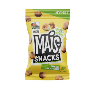 Dln Maissnacks Fresh Jalapeno 55g