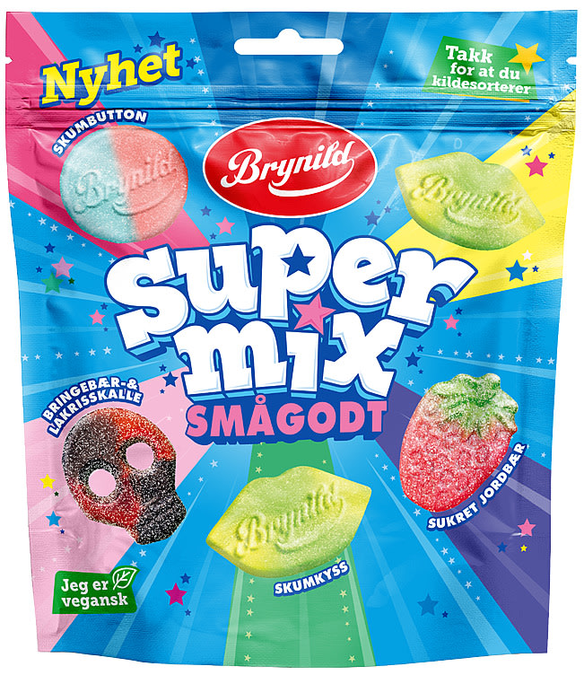 Supermix Smågodt 220g Brynild