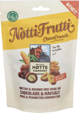 Nøtti Frutti Chococrunch 160g 12stk Den Lille Nøttefabrikken