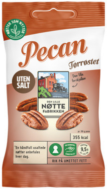 Dln Pecan uten Salt 50g 10stk