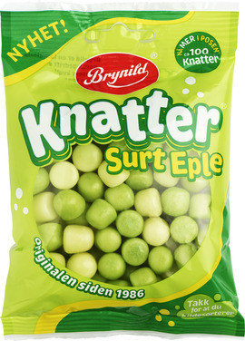 Brynild Knatter Surt Eple