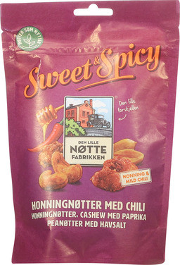 Sweet&spicy 160g Den Lille Nøttefabrikken