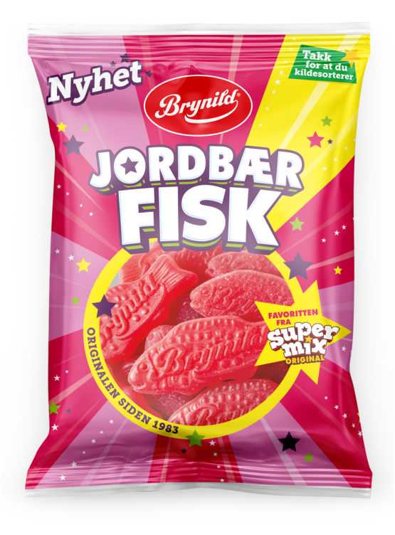 Jordbærfisk 100g Brynild