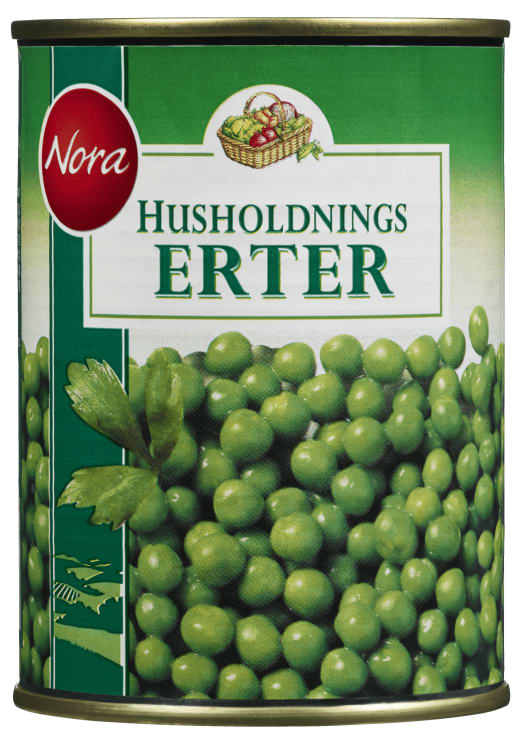 Husholdningserter 410g Nora
