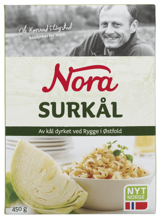 Surkål 450g Nora