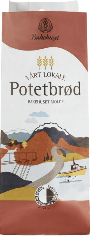 Potetbrød Vårt Lokale 750g Bakehuset