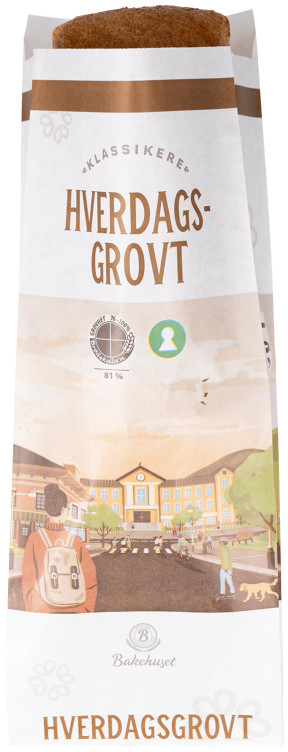 Hverdagsgrovt 750g Bakehuset