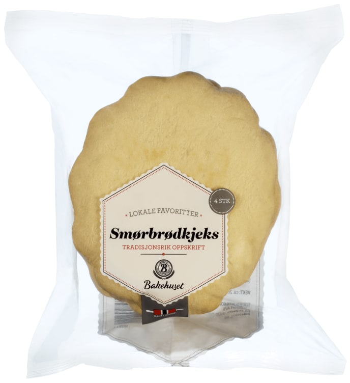 Smørbrødkjeks 4pk Bakehuset