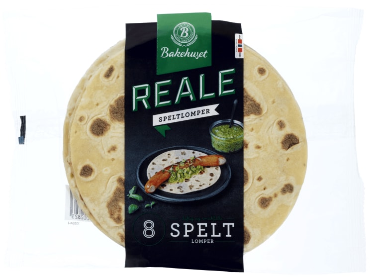 Speltlomper 8stk 260g Bakehuset