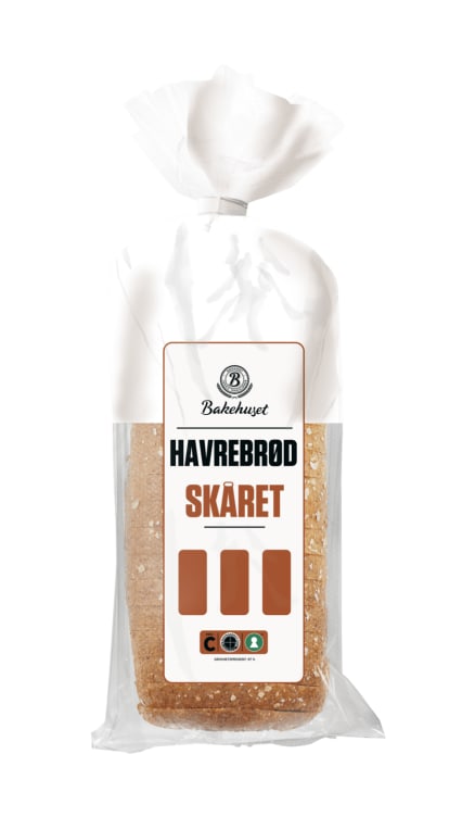 Havrebrød Holdbar Skåret 750g Bakehuset