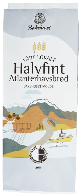 Atlanterhavsbrød 750g Bakehuset