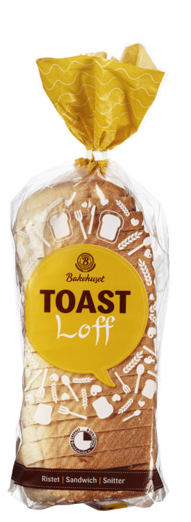 Toast Loff skivet 660g Bakehuset