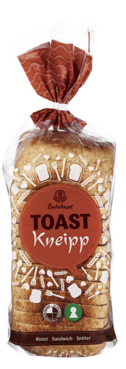 Toast Kneipp skivet 660g Bakehuset