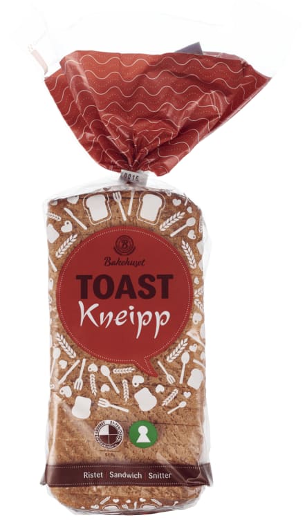 Toast Kneipp Skåret 660g Bakehuset