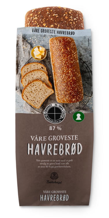 Havrebrød 750g Våre Groveste
