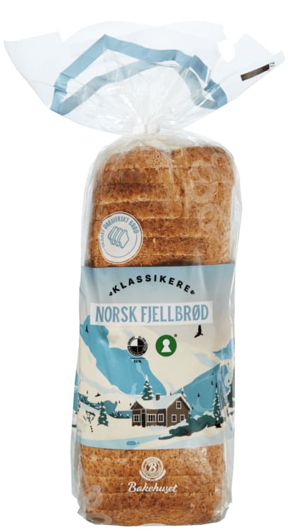 Norsk Fjellbrød Skåret 750g Bakehuset